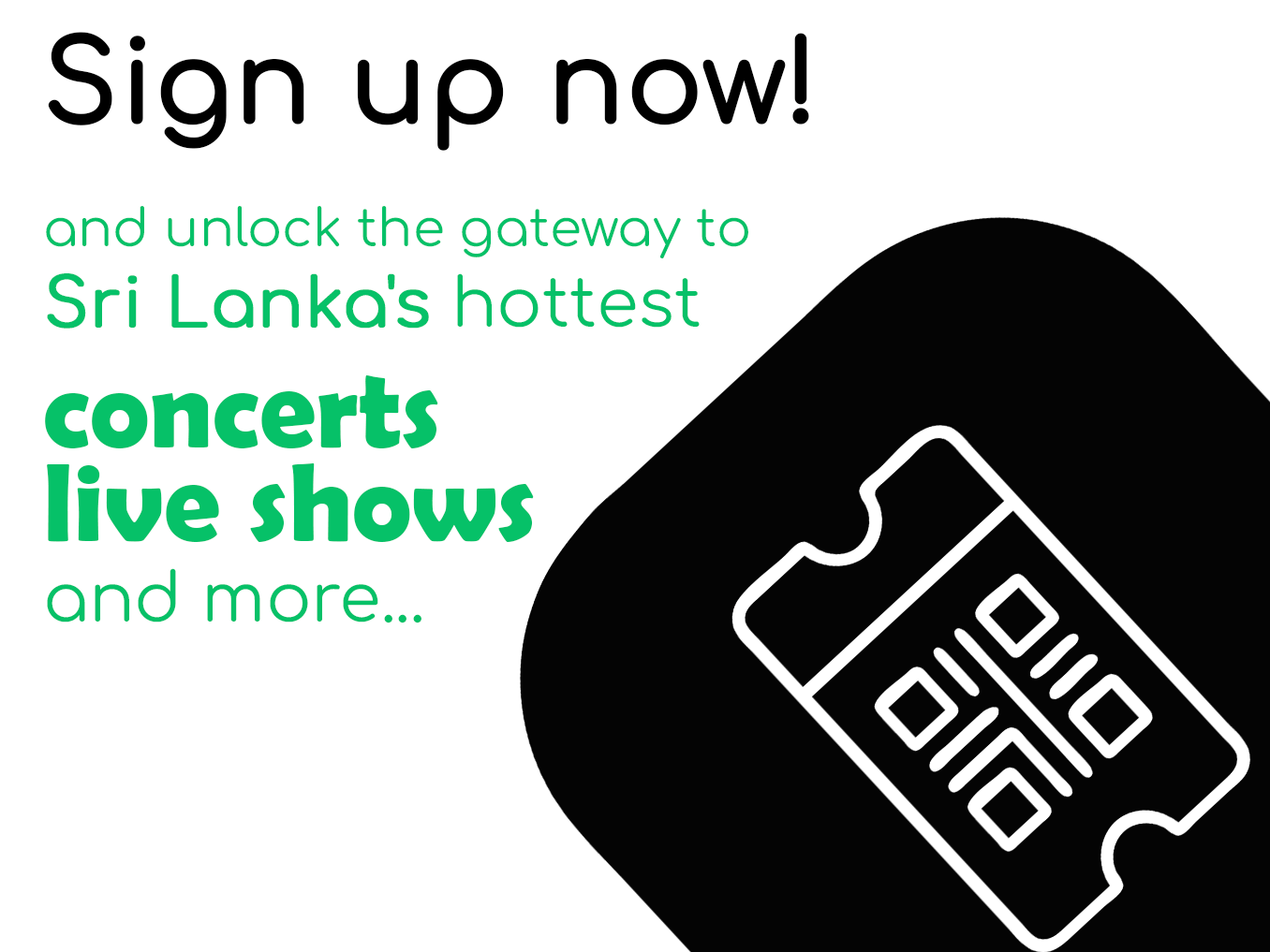 Sign up EventHub.lk